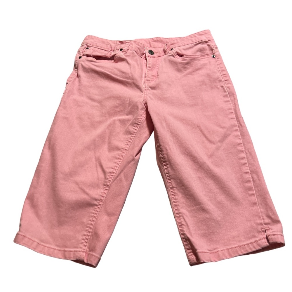 Women's Pink Denim Capris Size 10